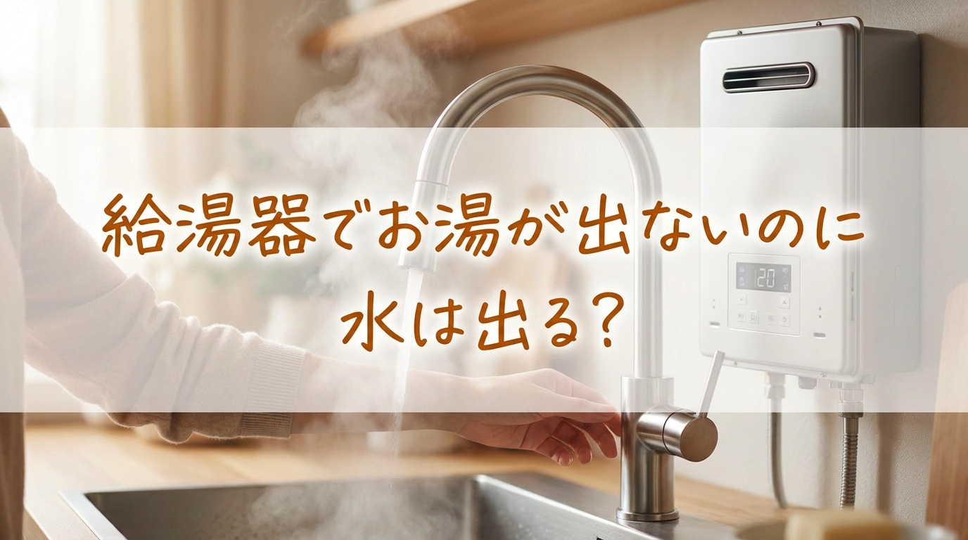 給湯器でお湯が出ないのに水は出る？