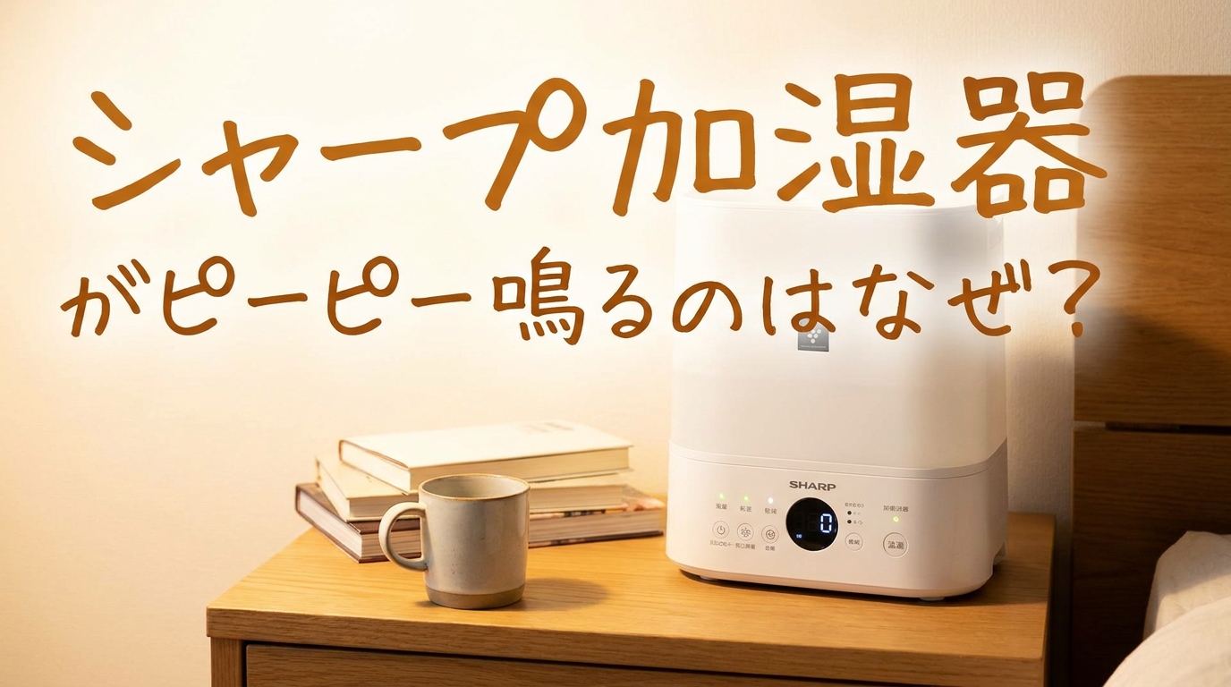シャープ加湿器がピーピー鳴るのはなぜ?