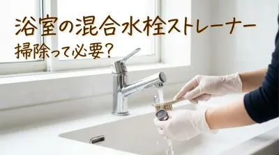 浴室の混合水栓ストレーナー掃除って必要？