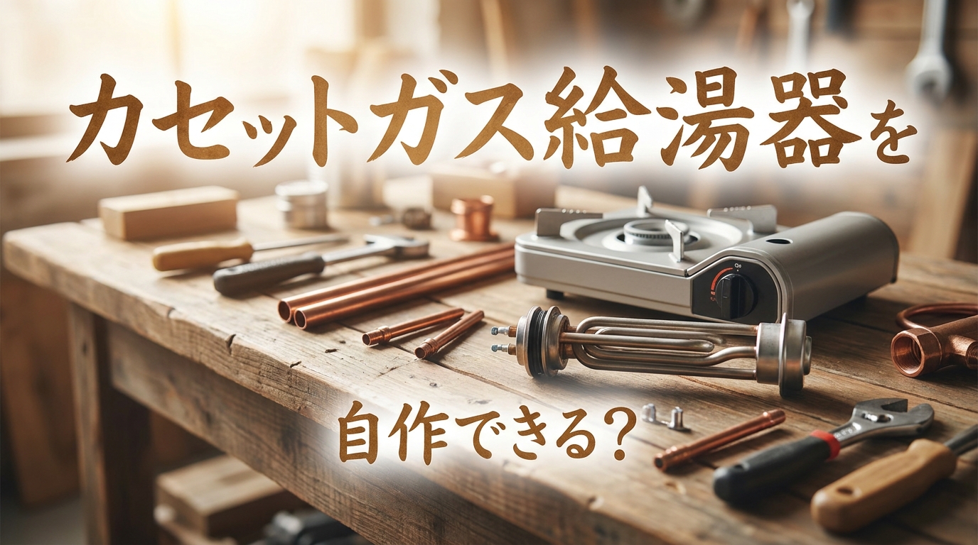 カセットガス給湯器を自作できる？