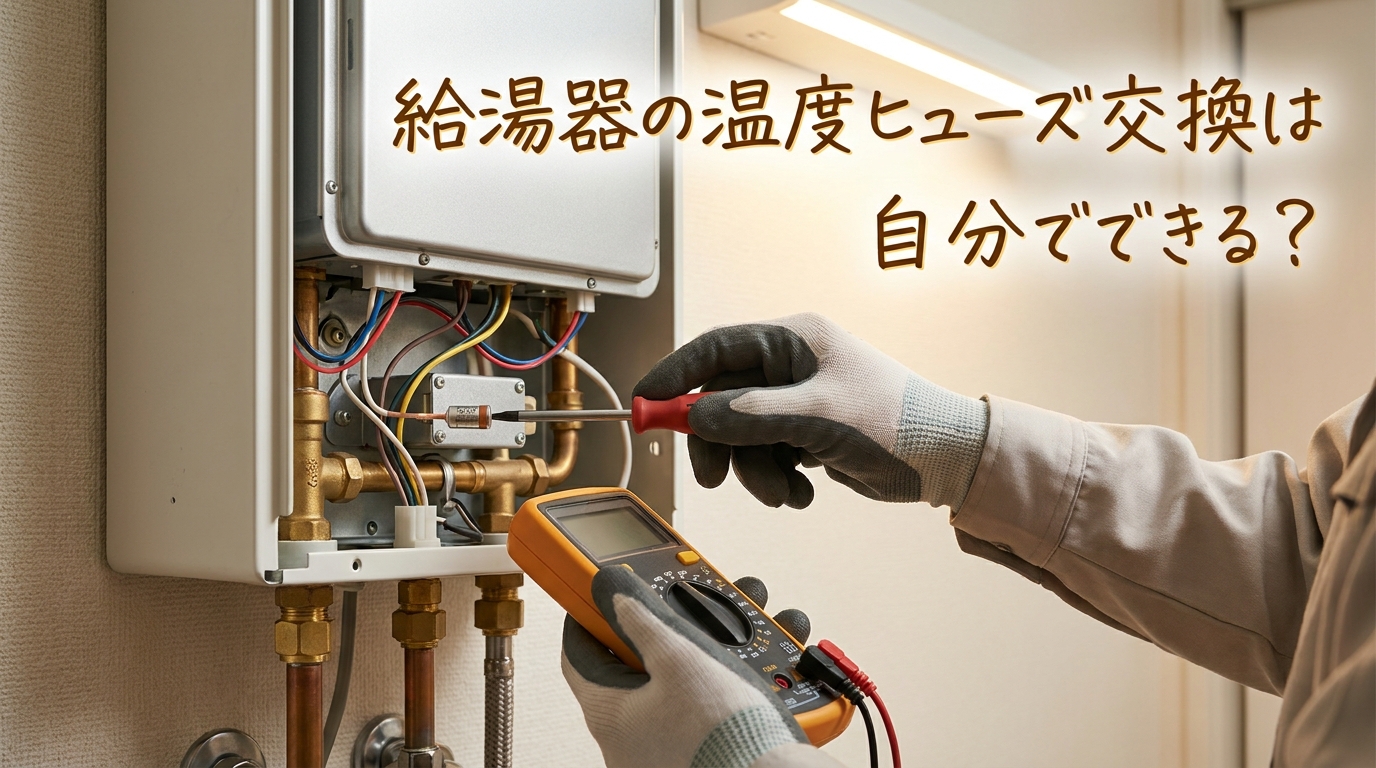 給湯器の温度ヒューズ交換は自分でできる？