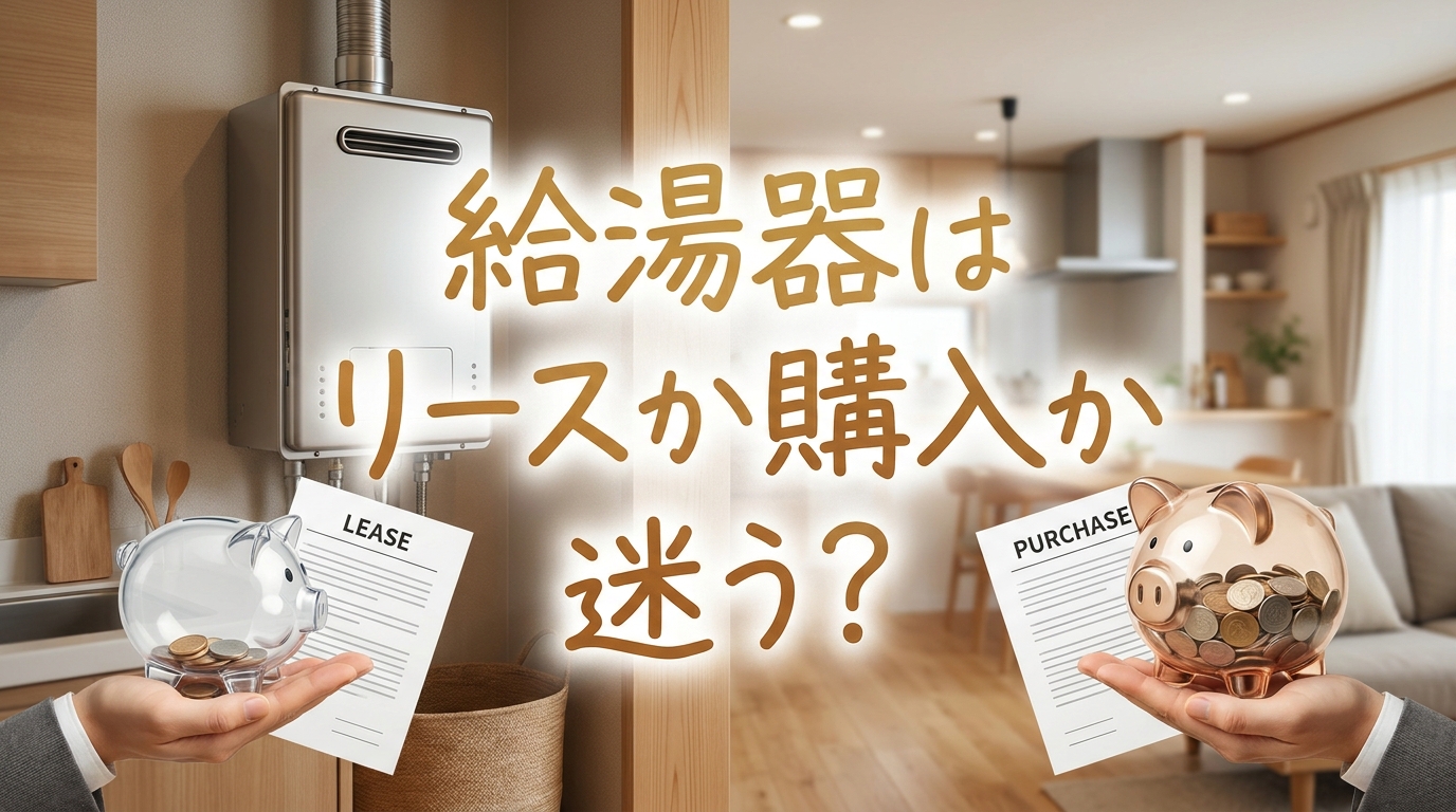 給湯器はリースか購入か迷う？