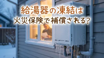 給湯器の凍結は火災保険で補償される？