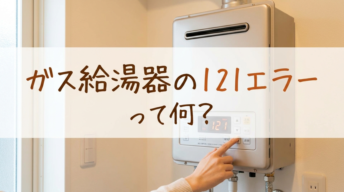 ガス給湯器の121エラーって何？