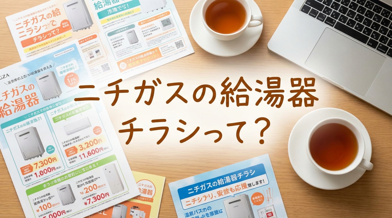 ニチガスの給湯器チラシって？