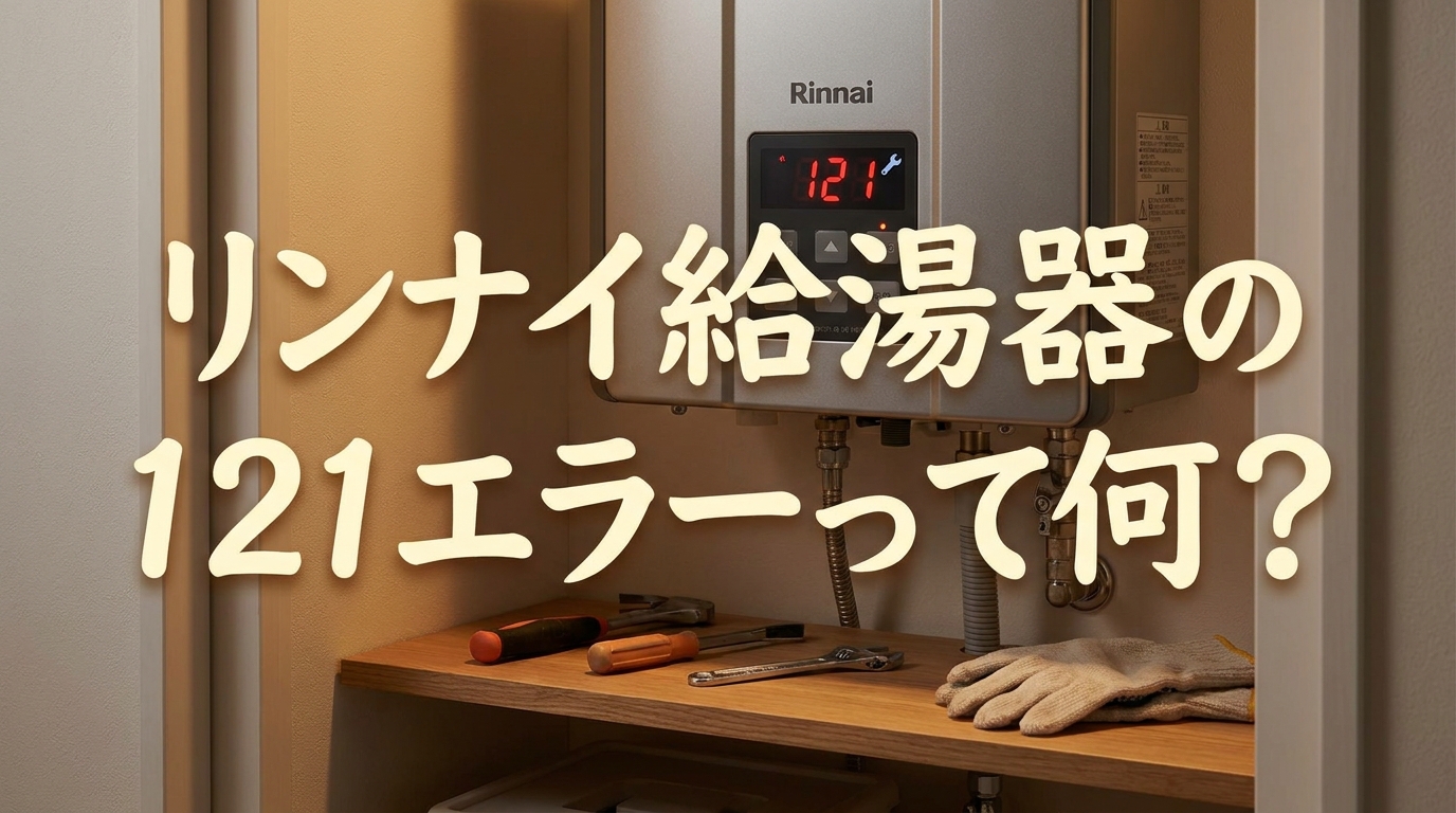 リンナイ給湯器の121エラーって何？