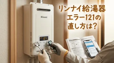リンナイ給湯器エラー121の直し方は？