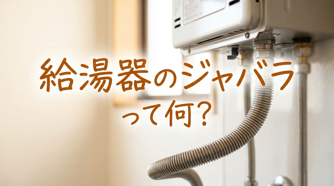 給湯器のジャバラって何？