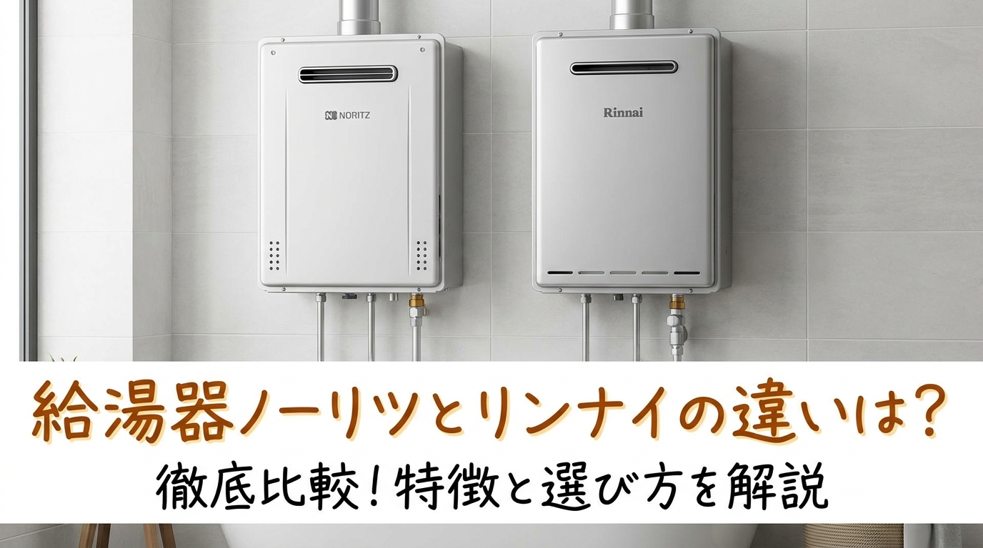 給湯器ノーリツとリンナイの違いは？