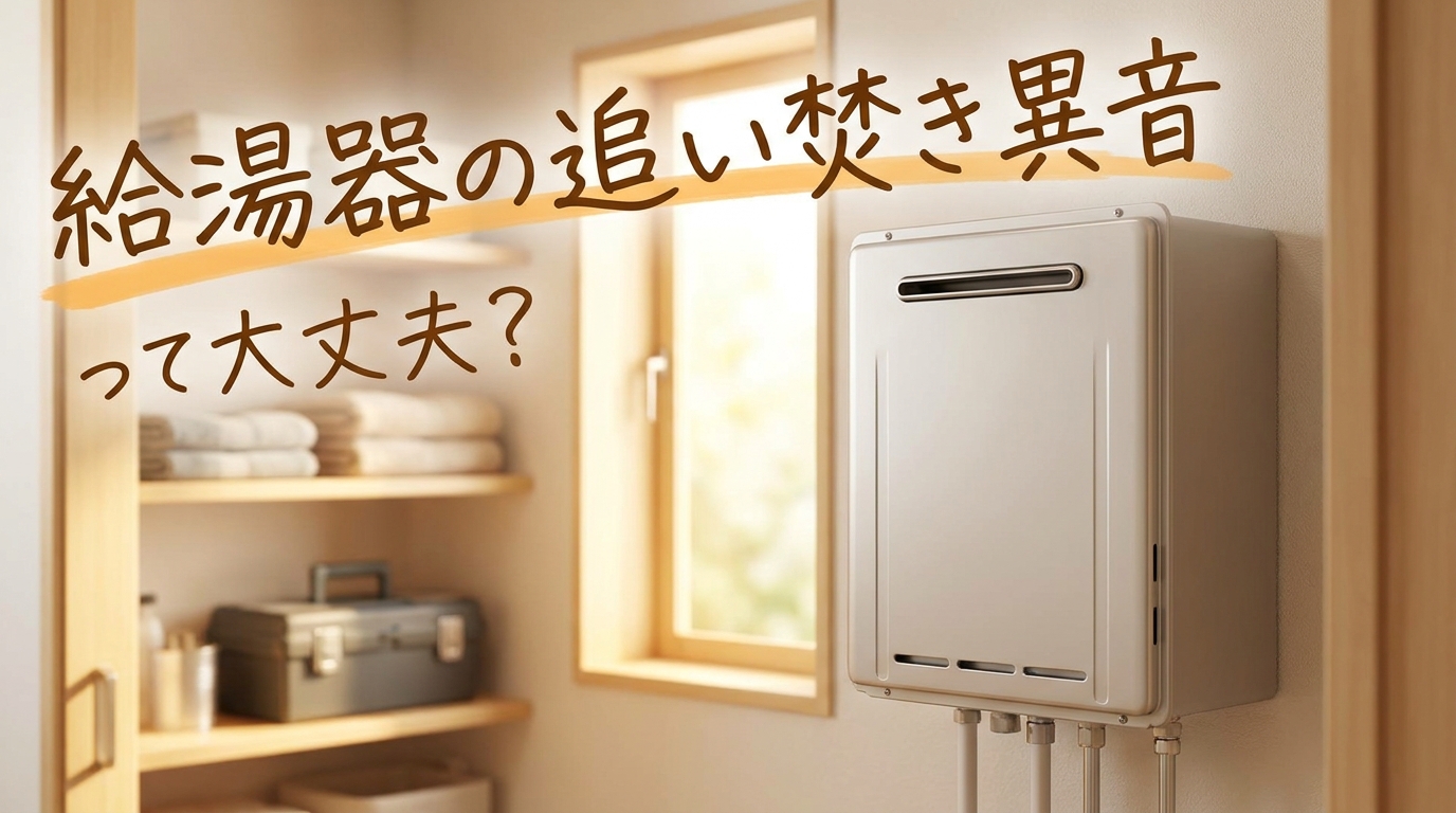 給湯器の追い焚き異音って大丈夫？