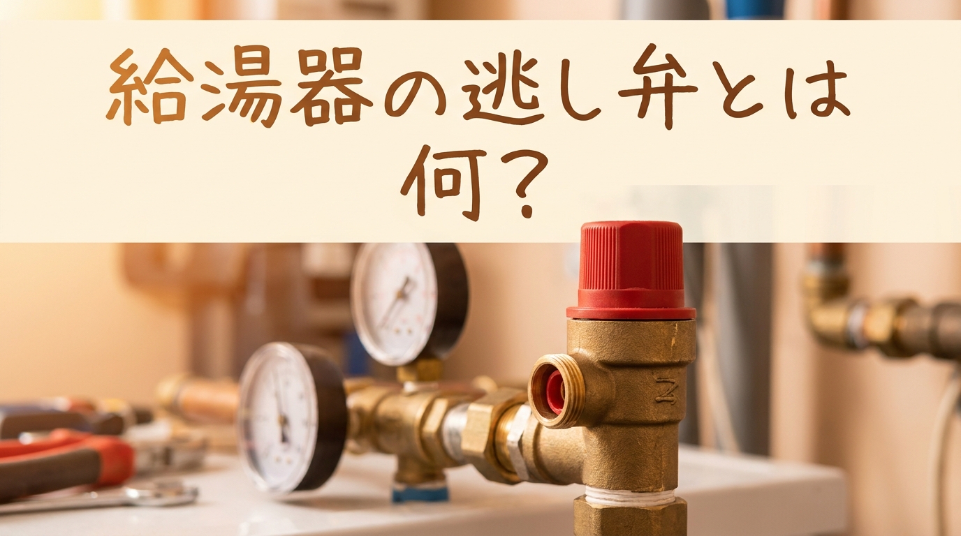 給湯器の逃し弁とは何？