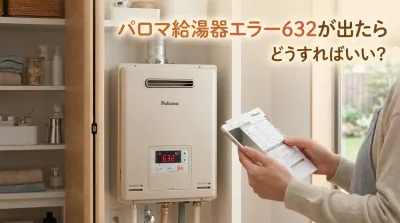 パロマ給湯器エラー632が出たらどうすればいい？