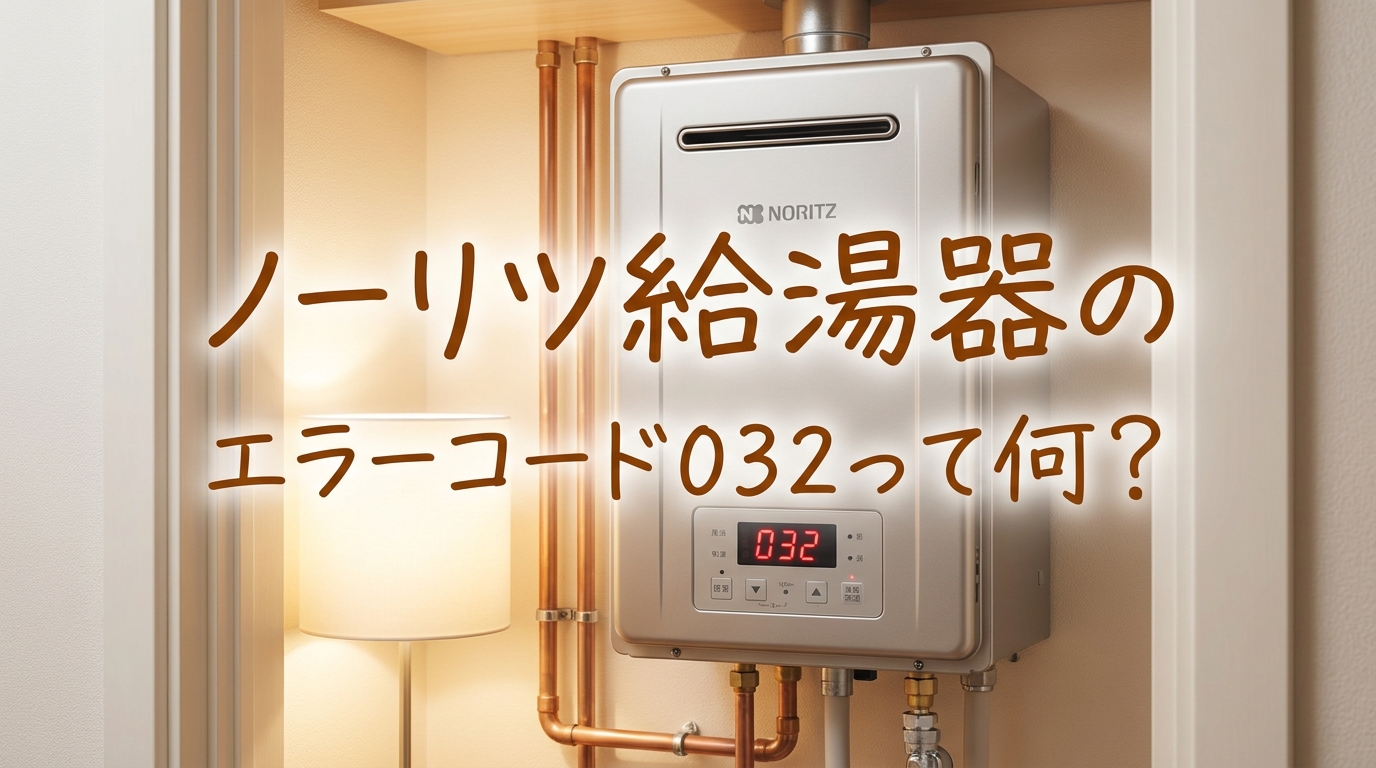 ノーリツ給湯器のエラーコード032って何？