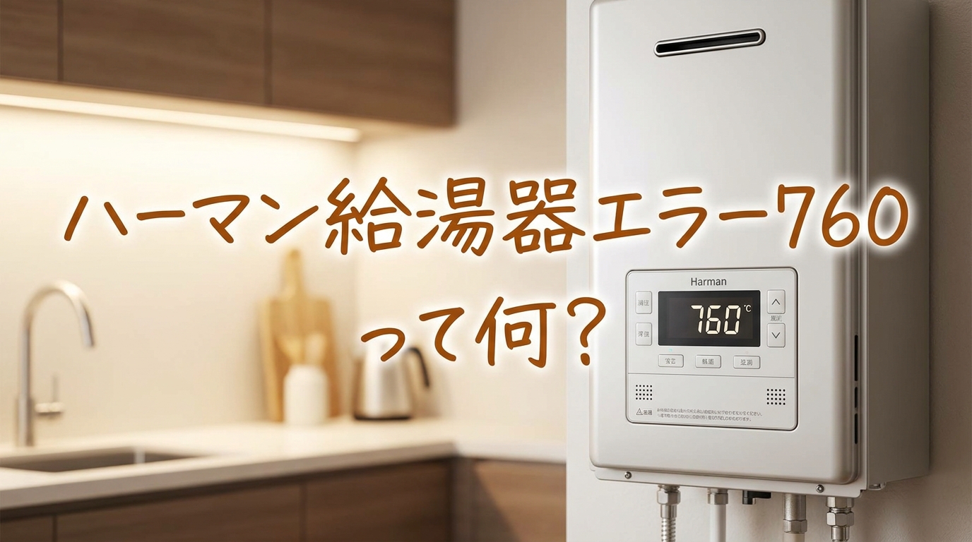ハーマン給湯器エラー760って何?