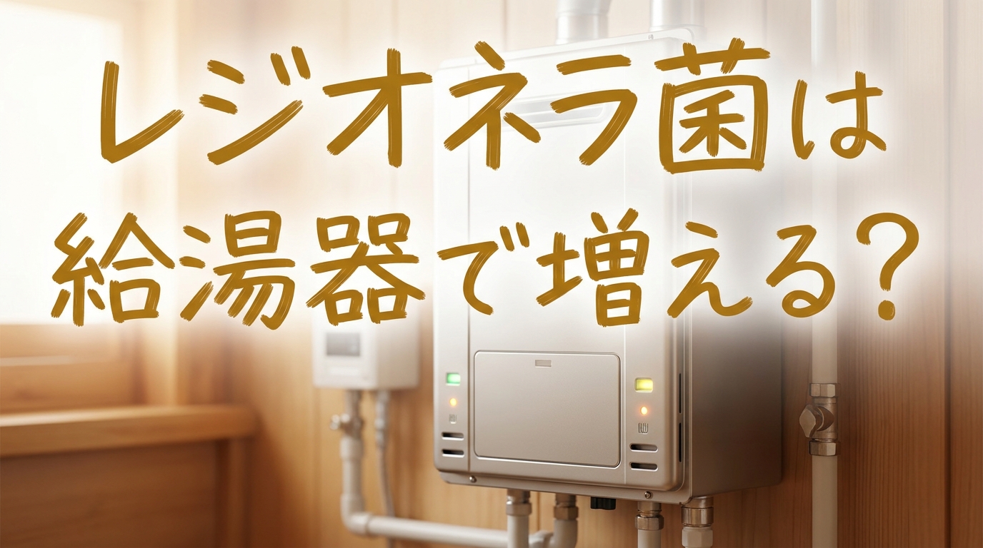 レジオネラ菌は給湯器で増える?
