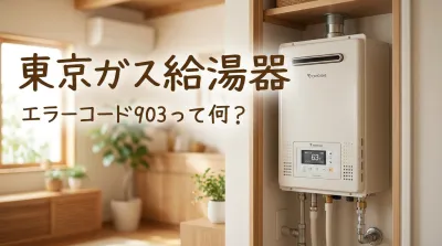 東京ガス給湯器エラーコード903って何？