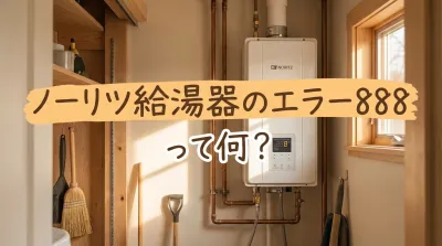 ノーリツ給湯器のエラー888って何？