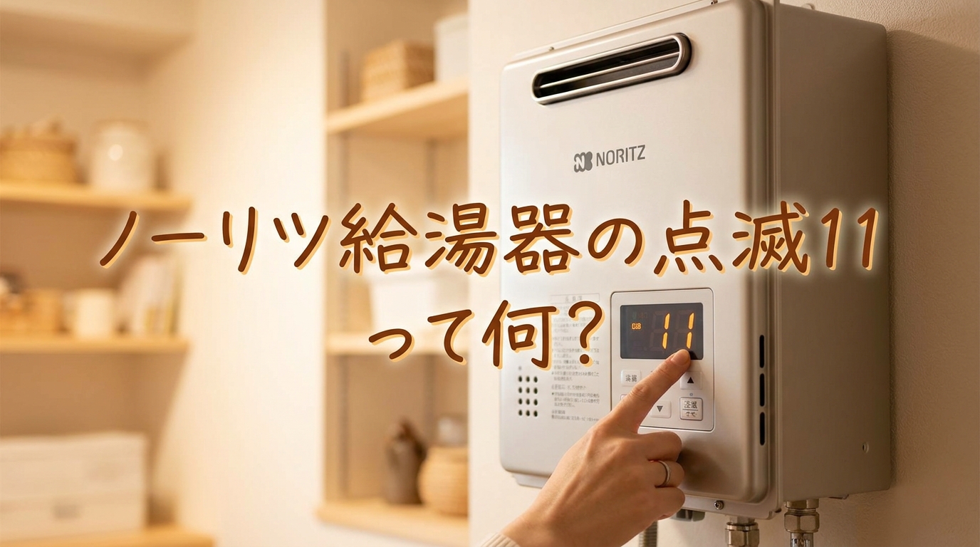 ノーリツ給湯器の点滅11って何?