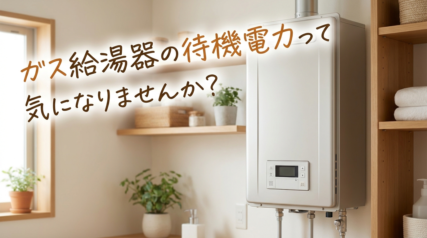 ガス給湯器の待機電力って気になりませんか？