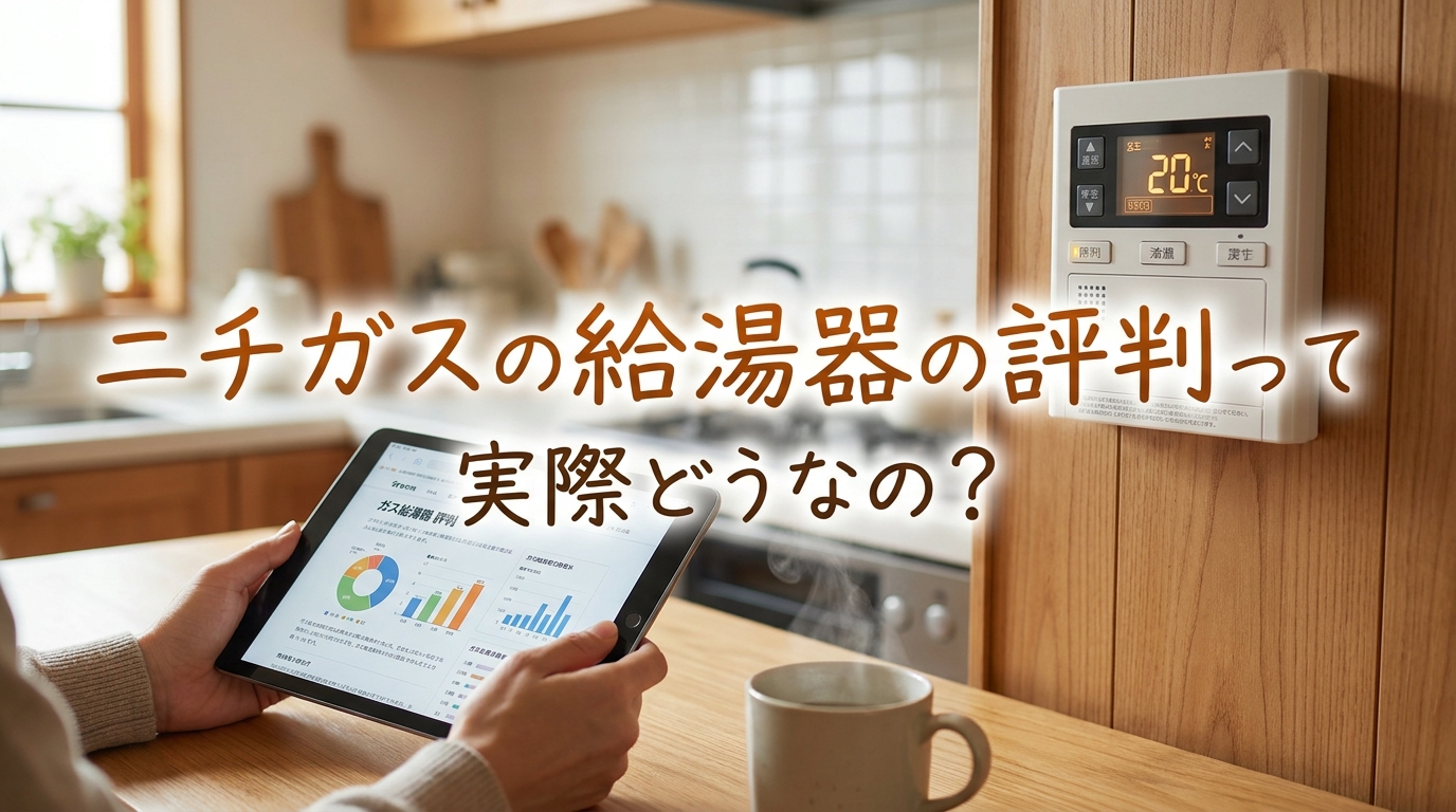 ニチガスの給湯器の評判って実際どうなの?