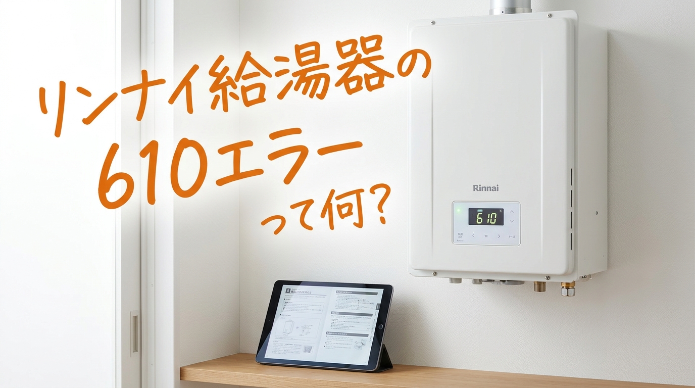 リンナイ給湯器の610エラーって何？