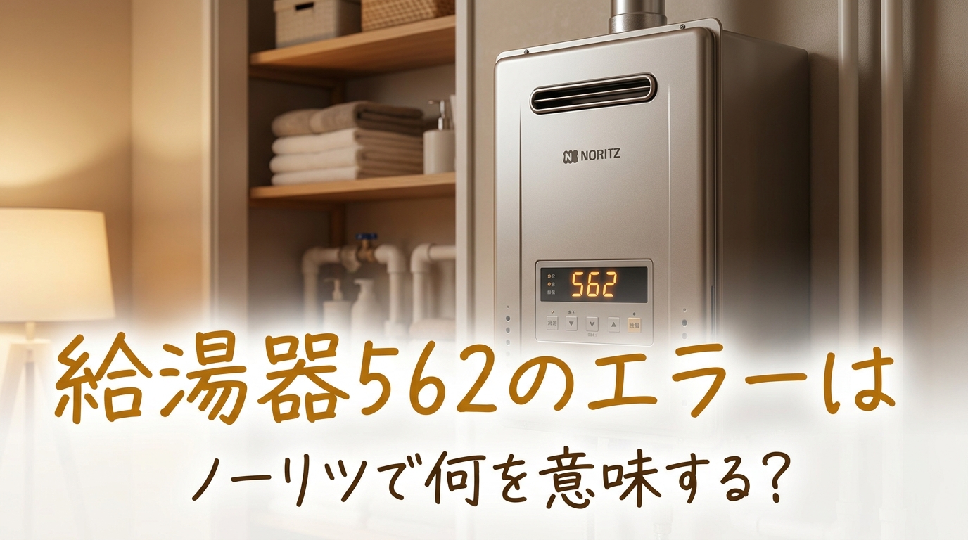 給湯器562のエラーはノーリツで何を意味する？
