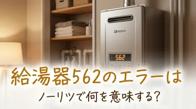給湯器562のエラーはノーリツで何を意味する？