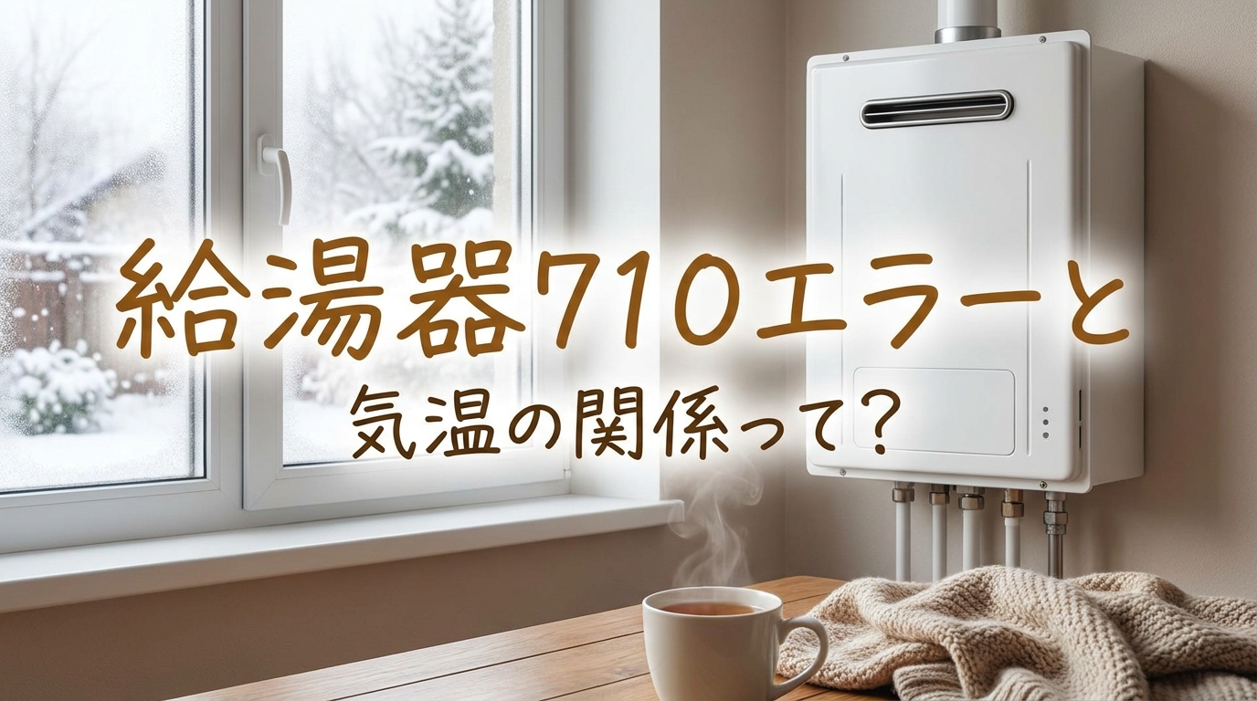 給湯器710エラーと気温の関係って?