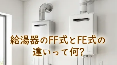 給湯器のFF式とFE式の違いって何？