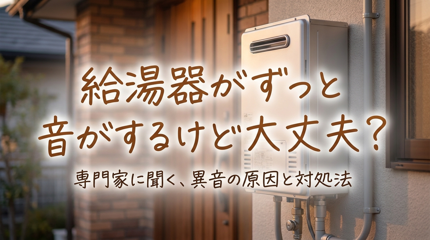 給湯器がずっと音がするけど大丈夫？