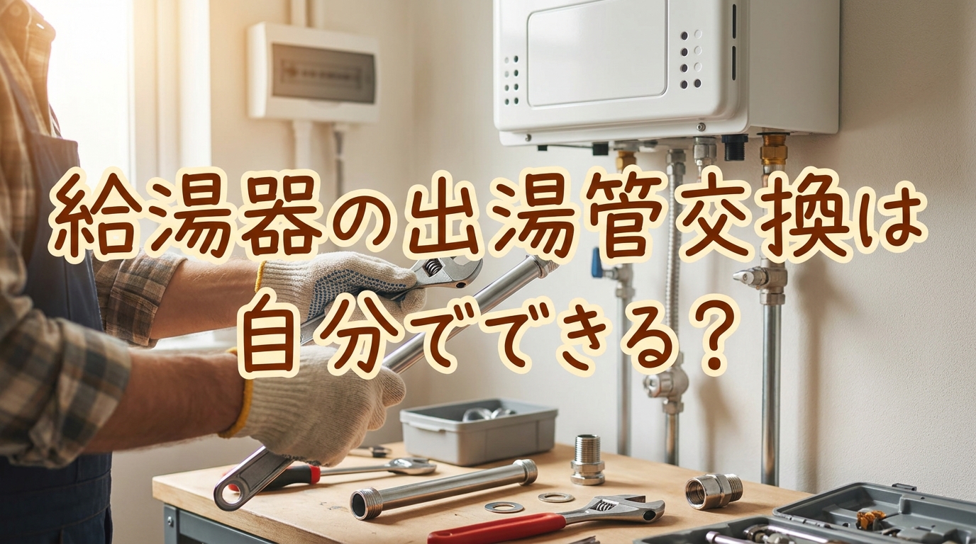 給湯器の出湯管交換は自分でできる？