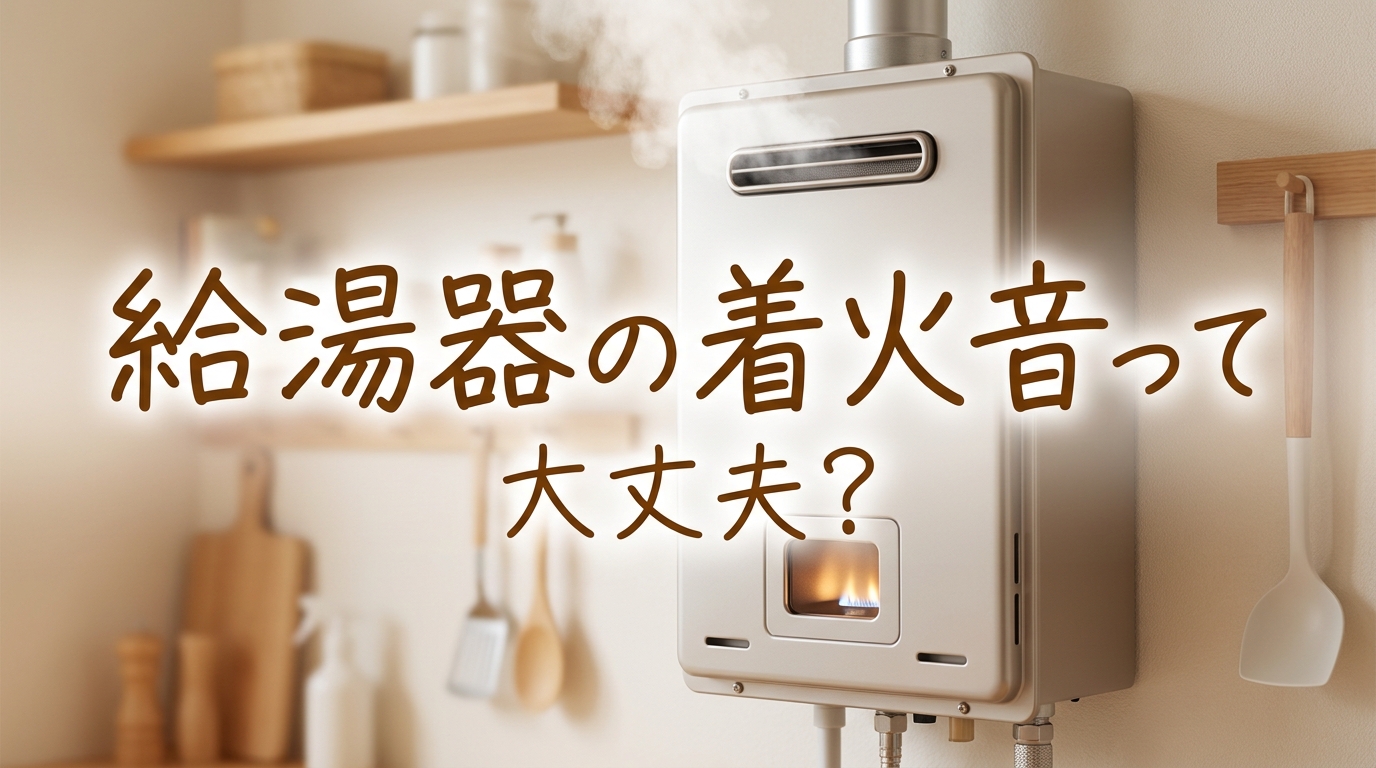 給湯器の着火音って大丈夫?
