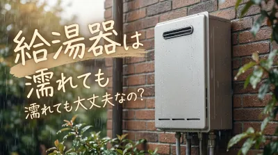 給湯器は濡れても大丈夫なの?