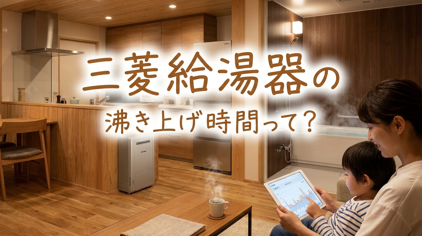 三菱給湯器の沸き上げ時間って？