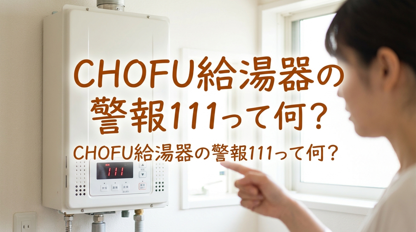 chofu給湯器の警報111って何？