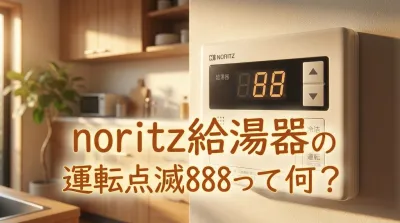 noritz給湯器の運転点滅888って何？