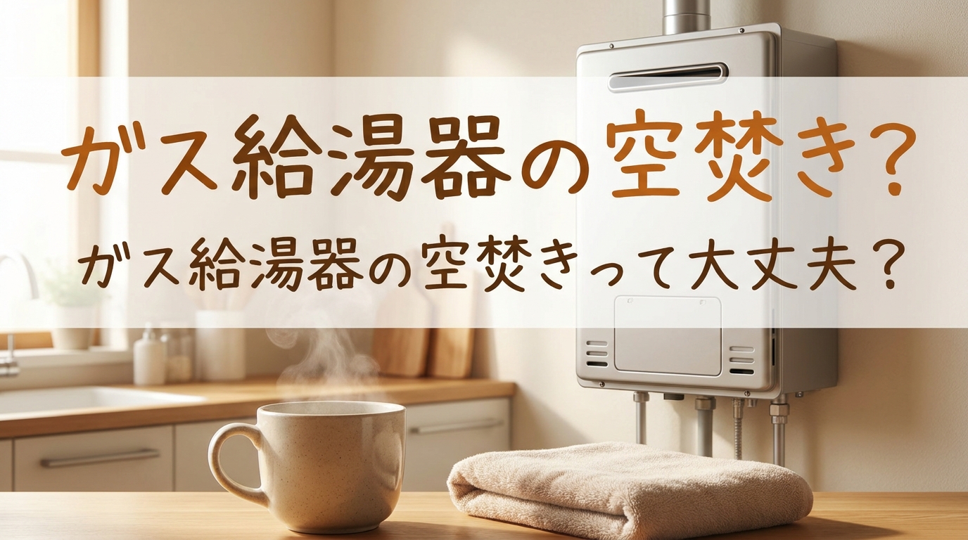 ガス給湯器の空焚きって大丈夫？