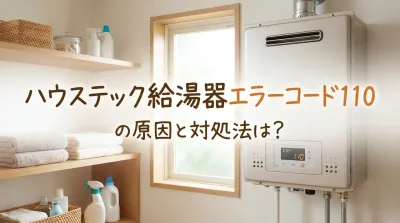 ハウステック給湯器エラーコード110の原因と対処法は？