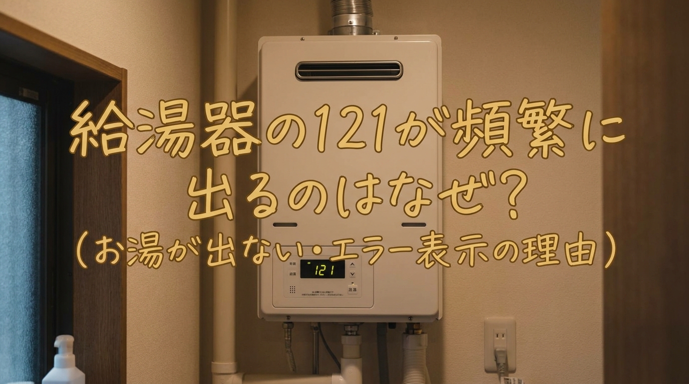 給湯器の121が頻繁に出るのはなぜ？