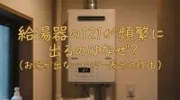 給湯器の121が頻繁に出るのはなぜ？