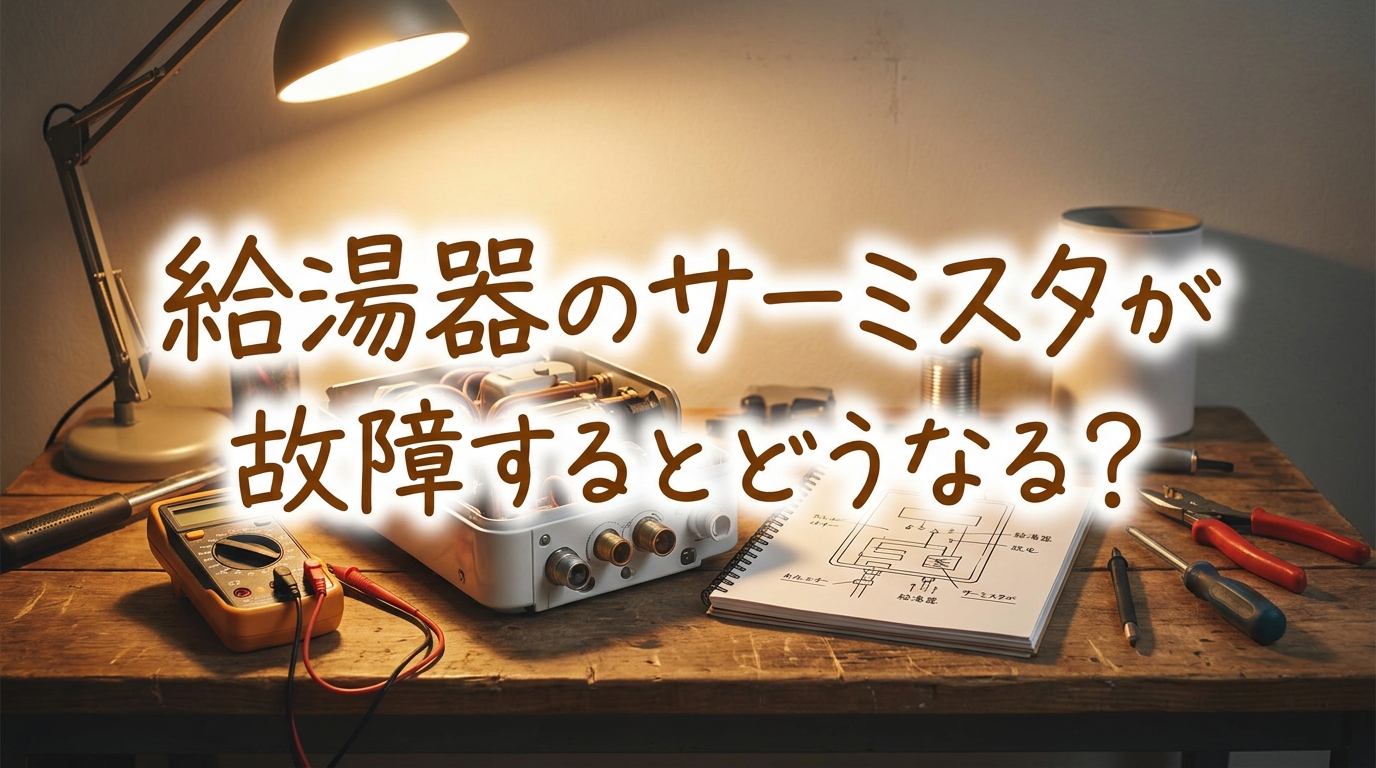 給湯器のサーミスタが故障するとどうなる？