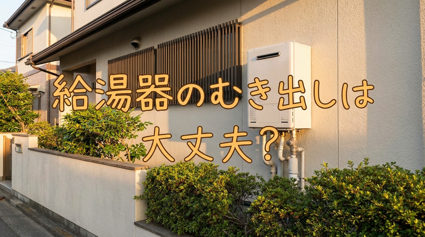 給湯器のむき出しは大丈夫？