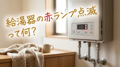 給湯器の赤ランプ点滅って何？