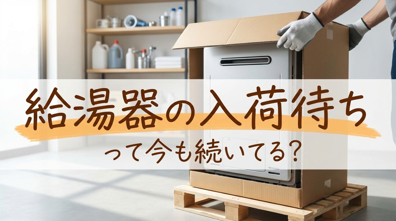 給湯器の入荷待ちって今も続いてる?