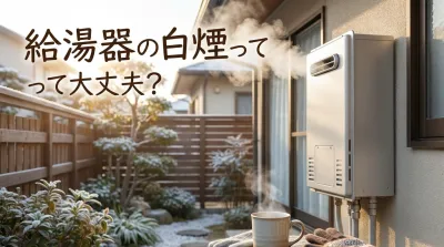 給湯器の白煙って大丈夫？