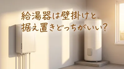 給湯器は壁掛けと据え置きどっちがいい？