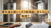 電気温水器からガス給湯器に変えるのは無理？