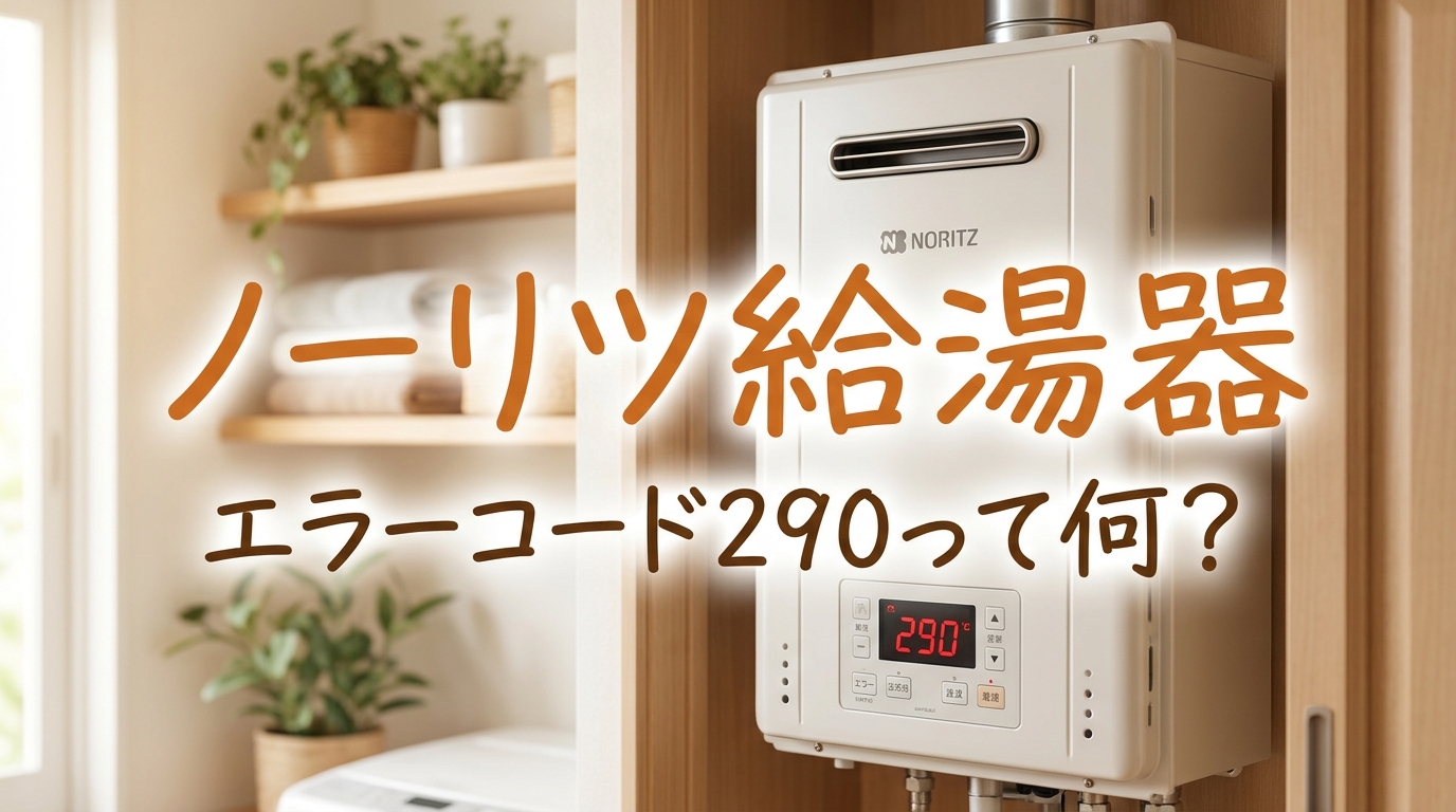 ノーリツ給湯器エラーコード290って何?