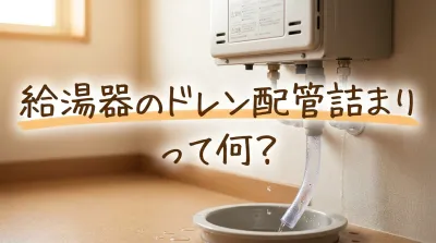 給湯器のドレン配管詰まりって何？
