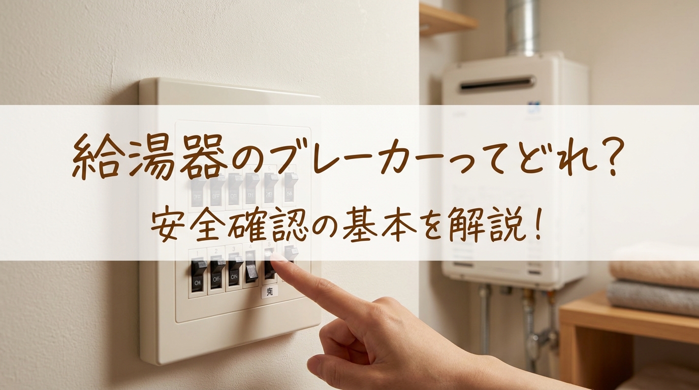 給湯器のブレーカーってどれ?